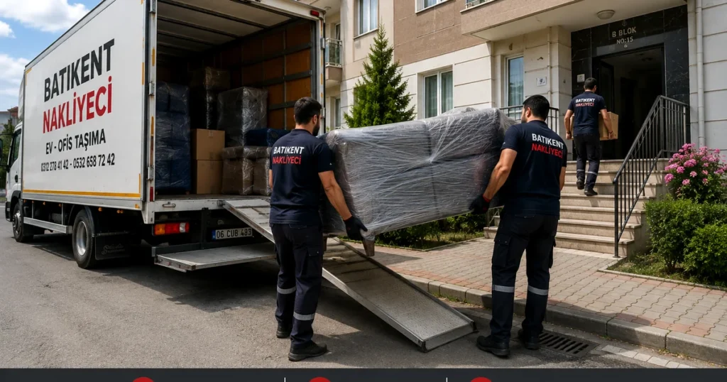 Batıkent'te yüksek kat taşımaları için nakliyat planlaması