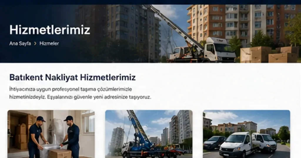 Batıkent nakliyat fiyatlarını etkileyen eşya kat mesafe ve taşıma koşulları