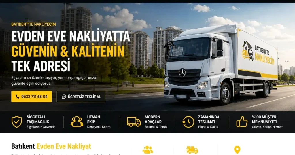 Batıkent evden eve nakliyat öncesi koli paketleme ve eşya koruma rehberi